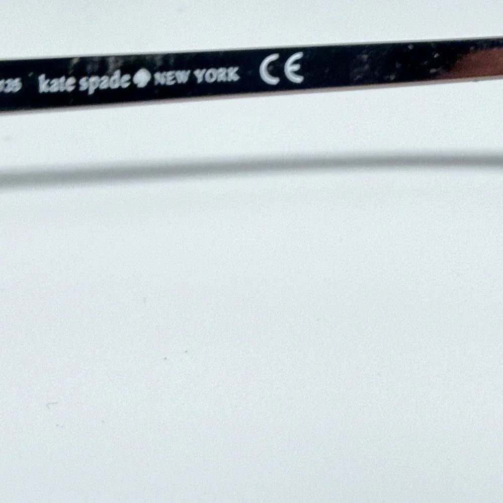 Kate Spade Alfreda QX64 Brown Metal Rectangular Eyeglasses Frames 51-16-135